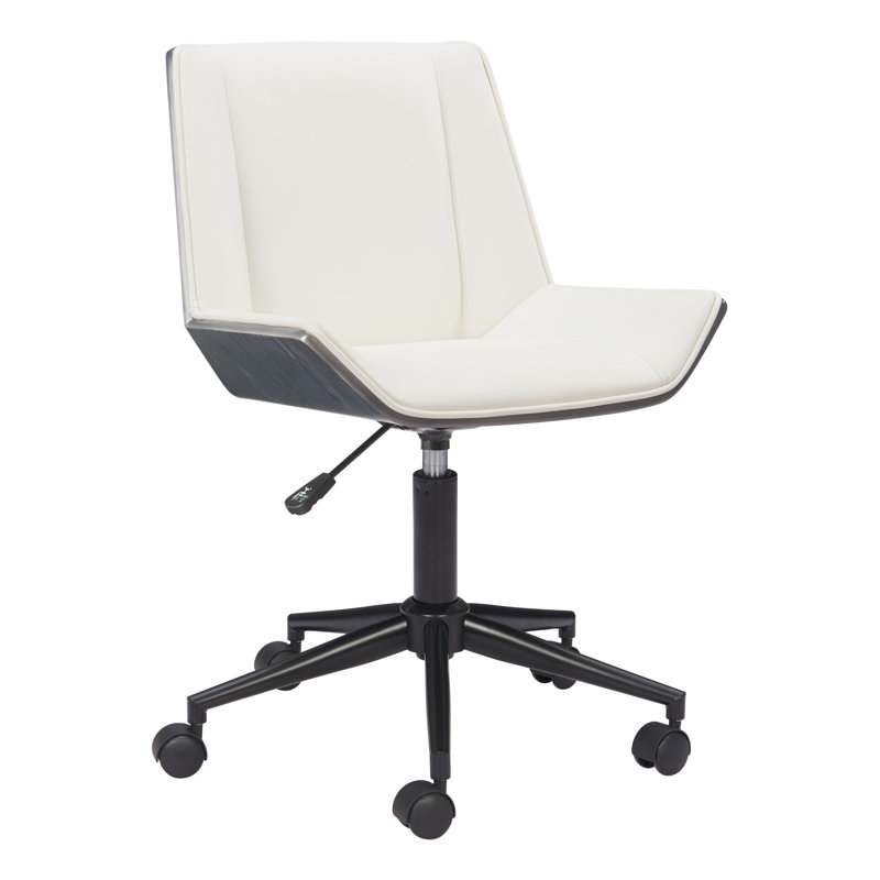Ergonomic Office Chair Modern Desk Chair Adjustable Swivel Computer Chair Rolling Home Office Task Chair With Casters