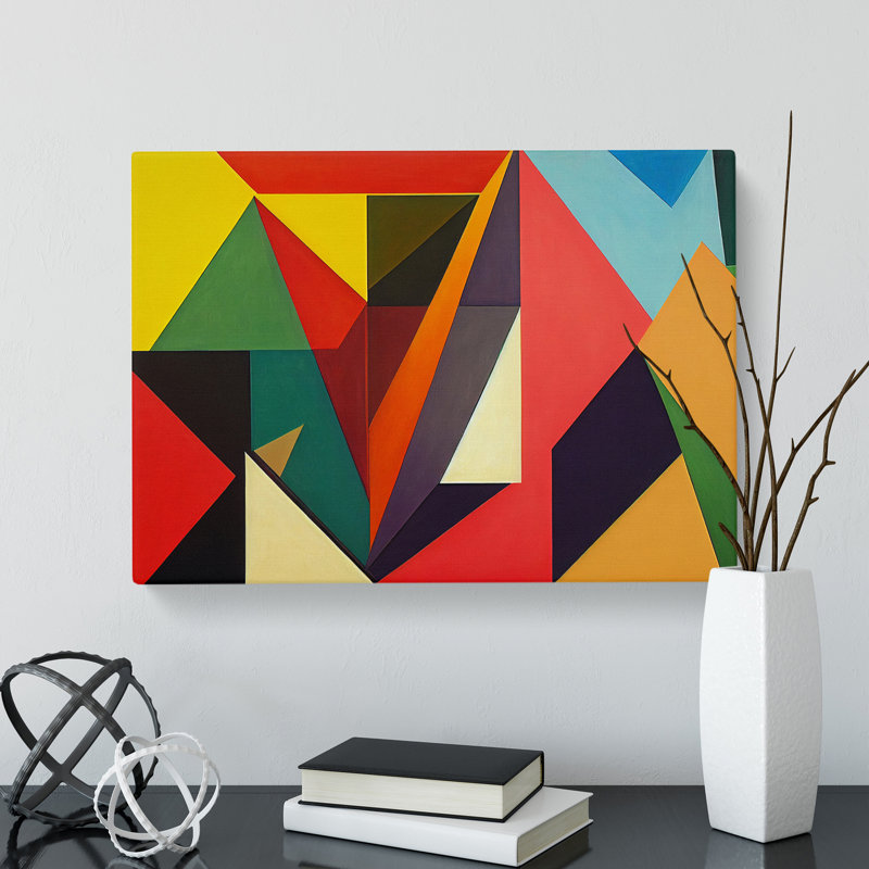Modern Abstract Shapes Vol.3 - Wrapped Canvas, 40cm H x 60cm W x 3cm D