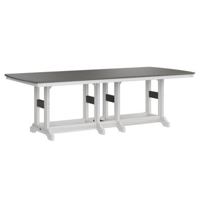 Table de salle à manger rectangulaire 96 po Berlin Gardens Garden Classic