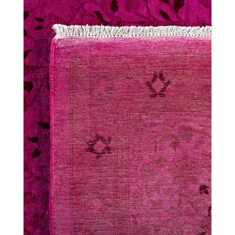 Overyed One-of-a-Kind Rectangle 9'2" X 12'1" Hand Knotted Area Rug