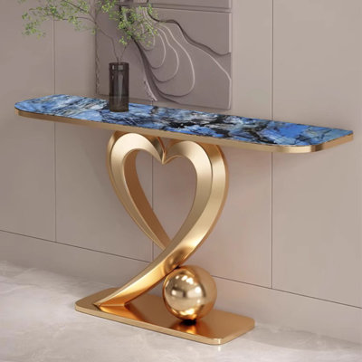 Italian style light luxury console table