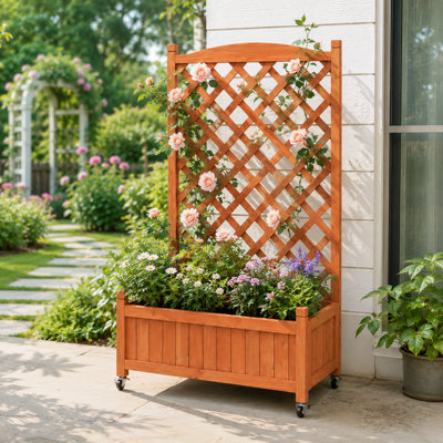 Handmade Wood Planter Box