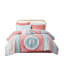 Édredon corail brodé lavable à la machine - literie brodée double avec draps
