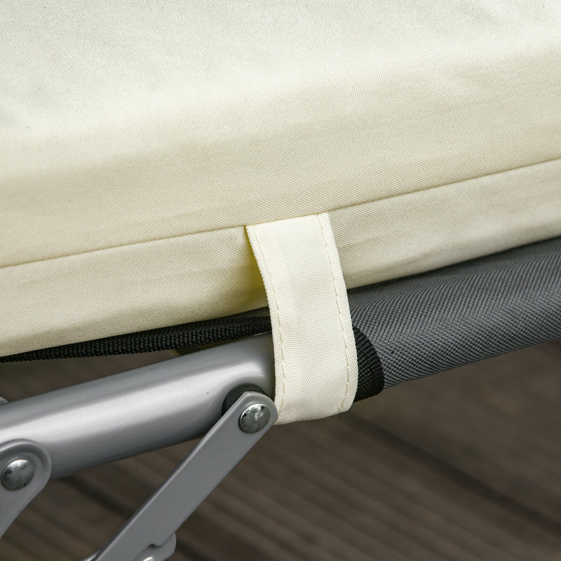 Outdoor Seat Cushion Set, White
