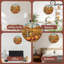 Automne chiffres d'automne citrouilles épouvantails
