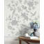 Floral Grass Cloth Wallpaper Roll-1877397312
