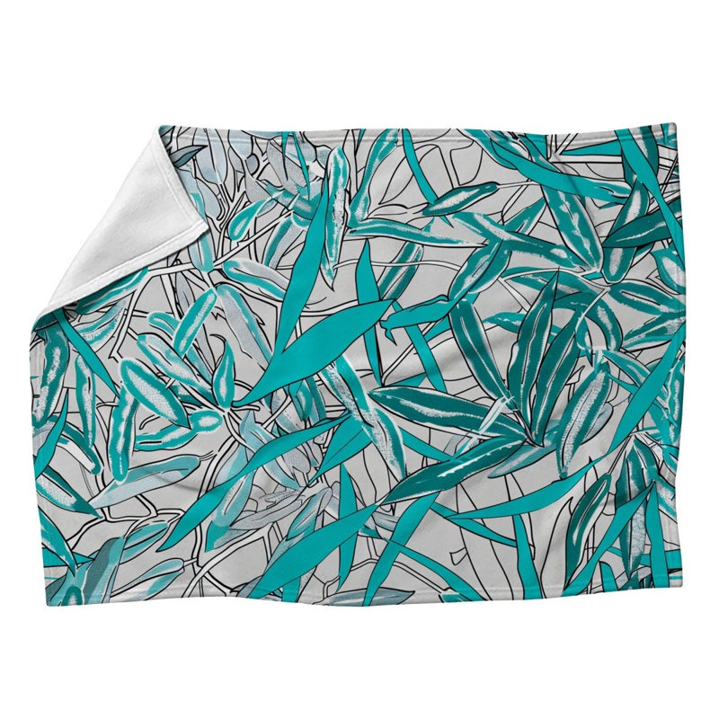 Nature Scene Fleece Throw Blanket - Cool Pattern Throws for Sofas or Beds, 60" W x 80" L