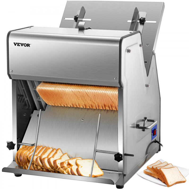 VEVOR Electric Bread Cutting Machine, 31 PCS Slices with 12mm Thickness