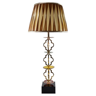 35.43" Gold/Black Table Lamp