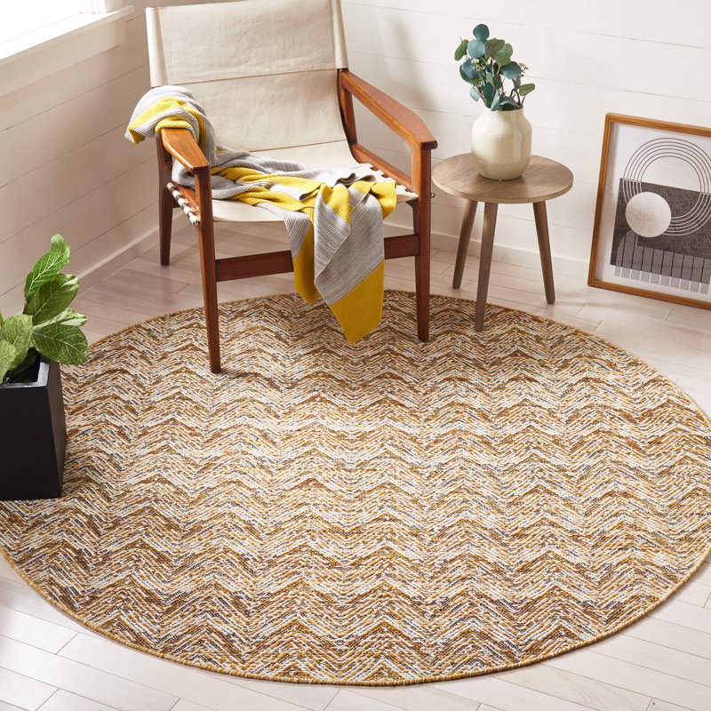 Tapis en laine Allyria, Rond 6 pi