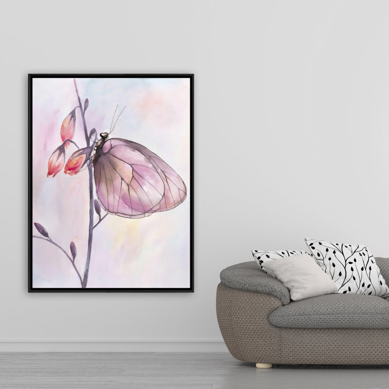 " Delicate Butterfly ", 48" H x 36" W