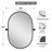 Oramas Glass Oval Wall Mirrors -1577613025-1577613024