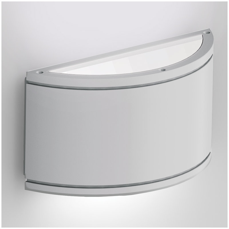 Tube Aluminum Wall Light, White