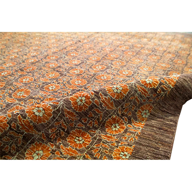 Oriental Area Rug in Brown