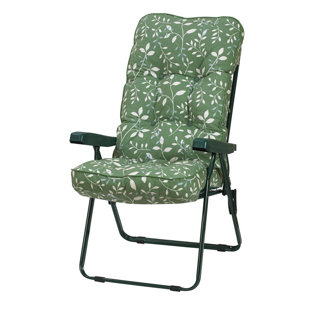 Farallones Folding Recliner Chair with Cushions