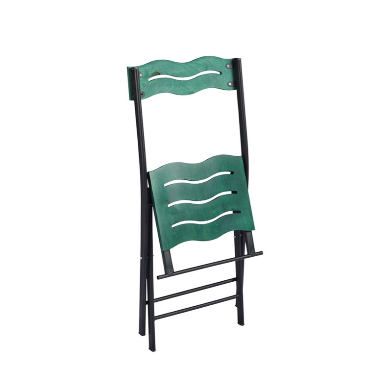 Latisa 2 - Person Patio Dining Set with Square Table, Black, Green