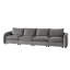 Terencio Modern Modular Storage Sectional Sofa with Hassle-free Assembly
