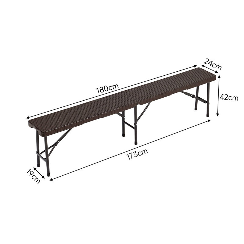 Folding Bench Folding Chair Set