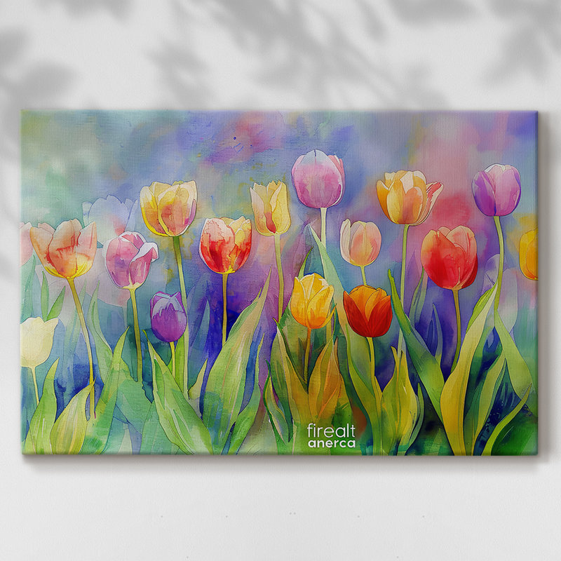 Série Floral-Cxxi -Galerie enveloppée Cavas, 8 x 12