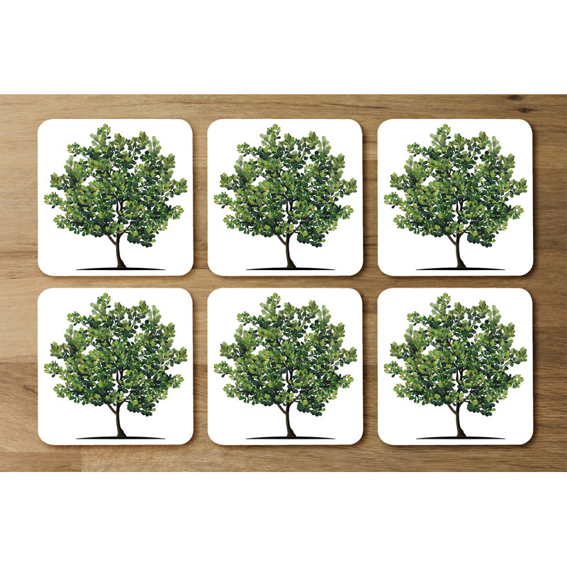 Duje Square 6 Piece Coaster Set