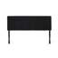 Tête de lit contemporaine pour très grand lit de couleur noire - Gaufres modernes-157041291