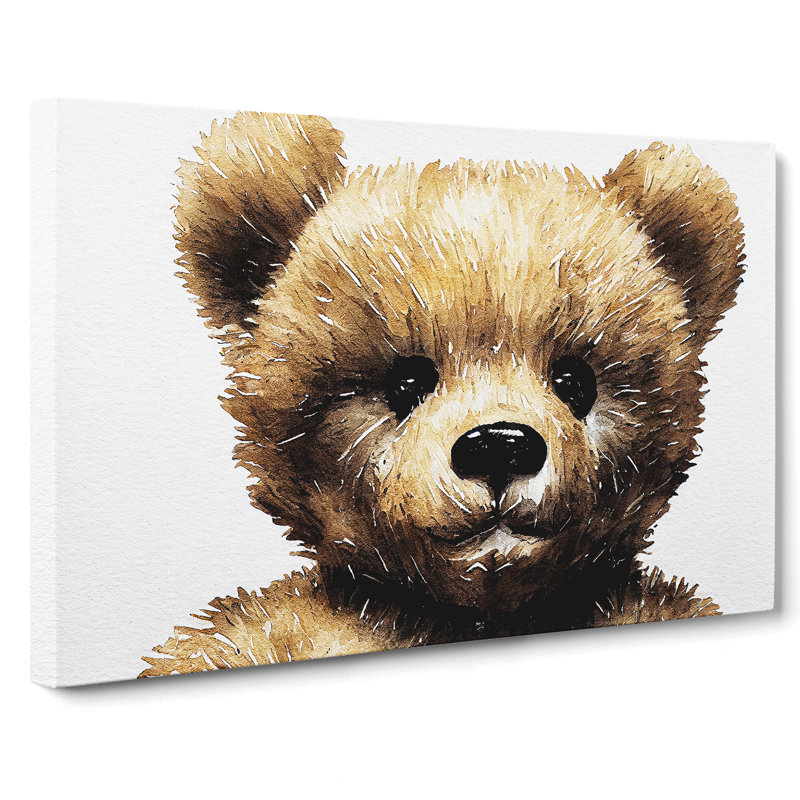 XXX-H1022-WF-10323X Wonderful Teddy Bear - Wrapped Canvas Painting
