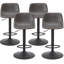 Ensemble de 2 tabourets de bar réglables (seulement chaises de salle à manger)-422842209