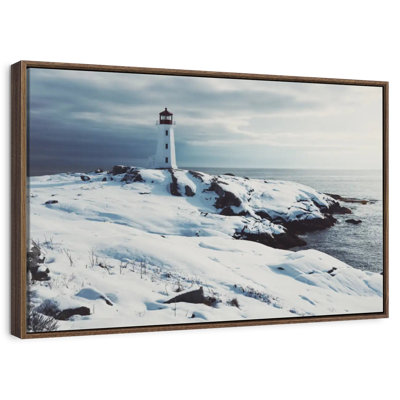 Winter At Peggy Point Lighthouse