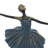Minnich Polystone Dancer Teal Decorative Sculpture Set