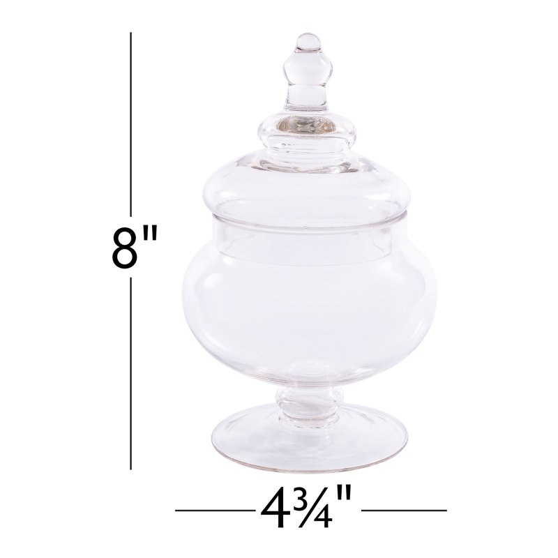 Portleven Handmade Glass Apothecary Jar