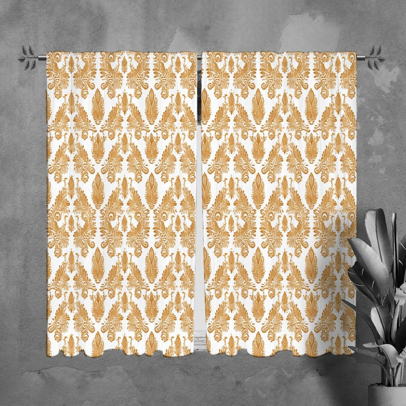 Tonette Polyester Room Darkening Curtain Pair, L 20 po x L 61 po