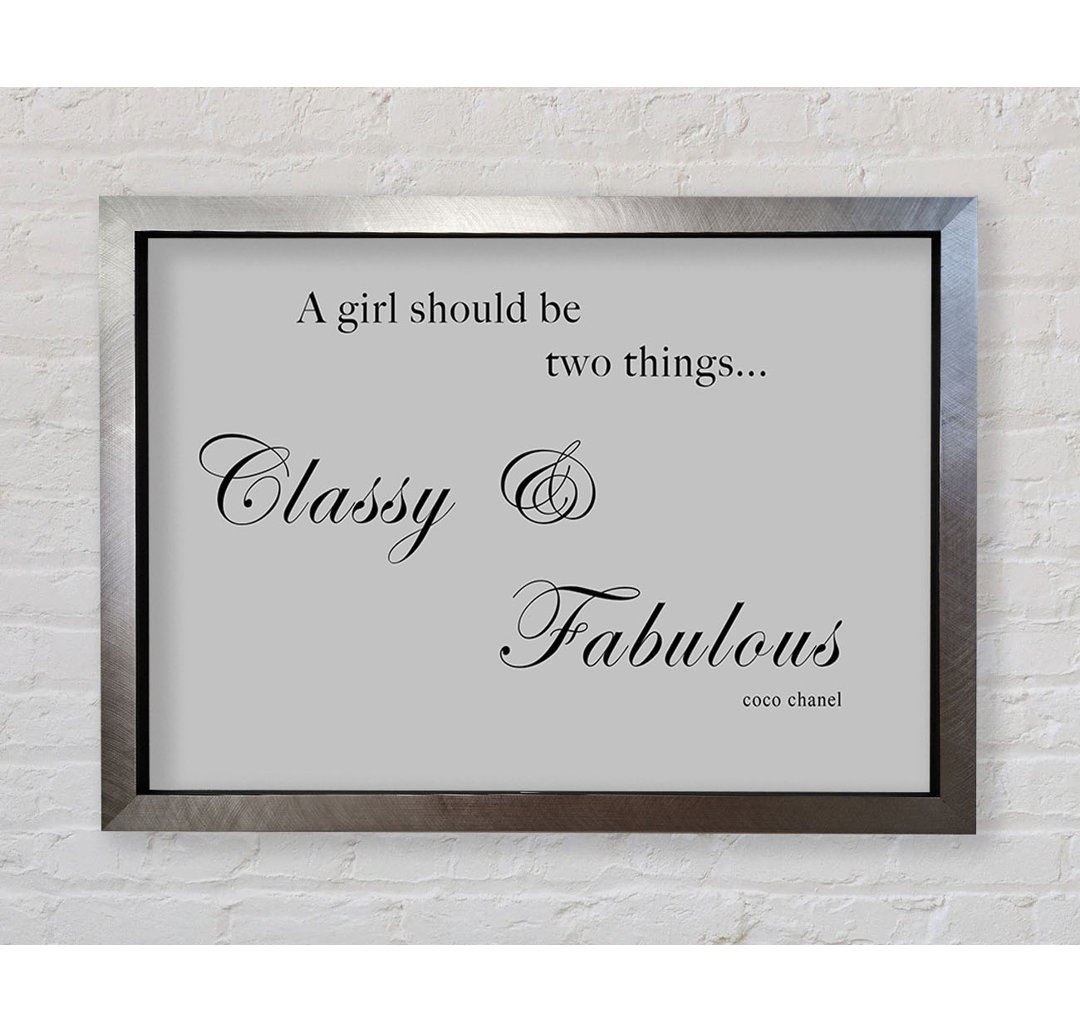 Classy N Fabulous - Drucken