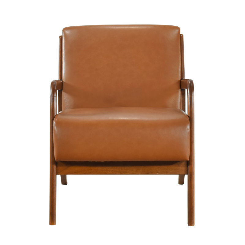 Fauteuil d'appoint brun Hauteur de l'emballage et finition noyer Capacité de poids de 300 lb