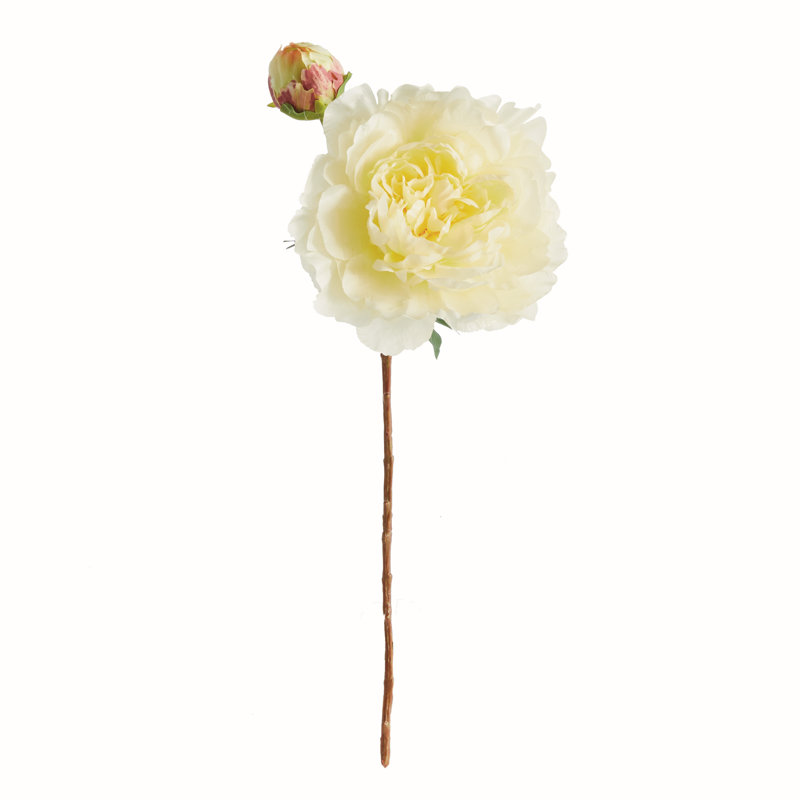 21-Inch Peony Stem, Yellow