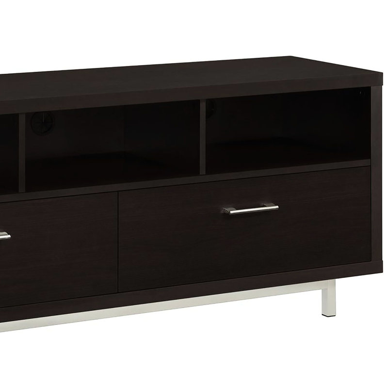 Meuble télé 60 po avec rangement Cappuccino