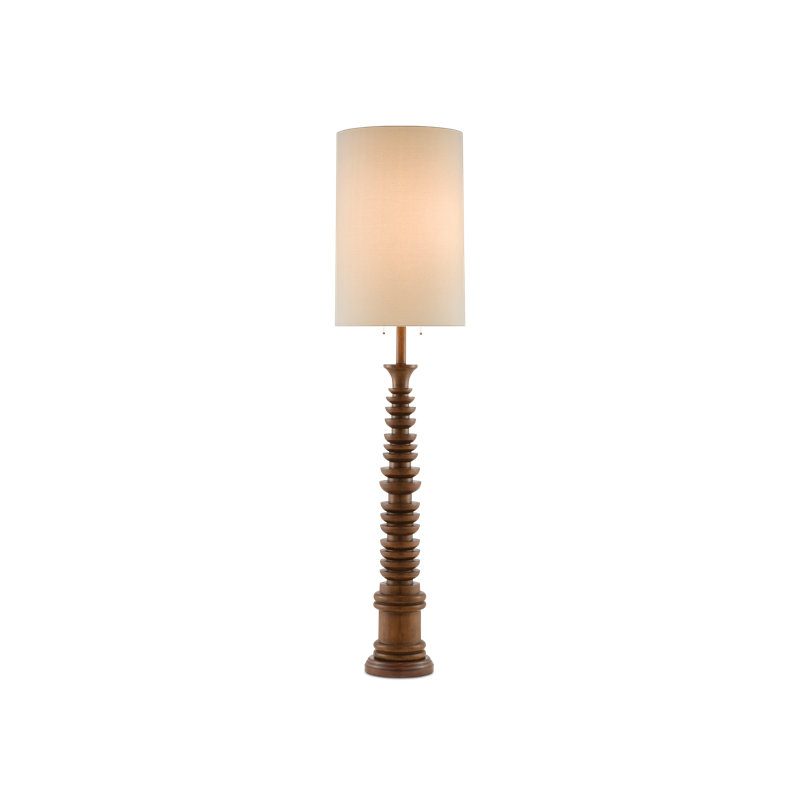 Phyllis Morris 80'' Natural Traditional Floor Lamp