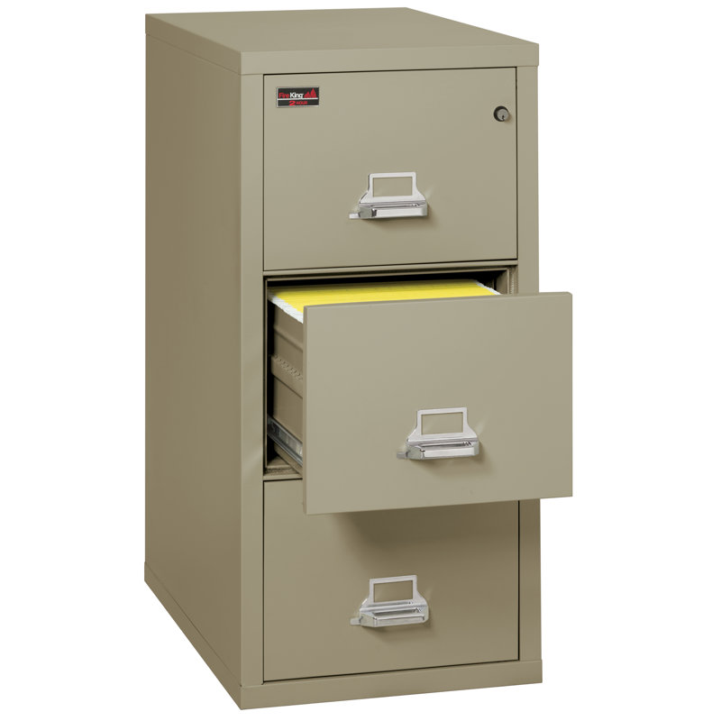 Fireproof 3 - Drawer File Cabinet, Pewter