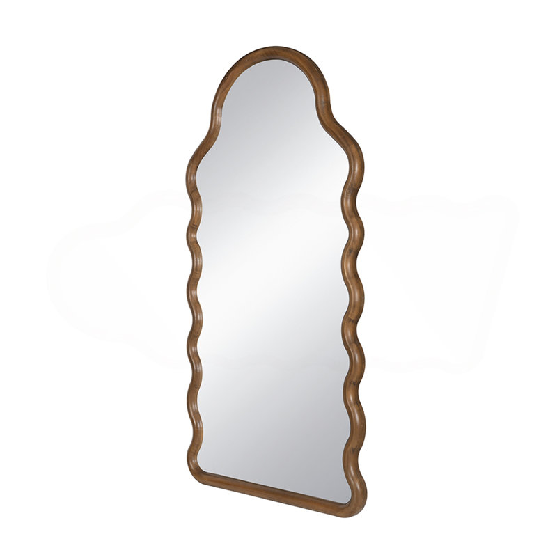 Arch Wood Mirror With Unique Frame