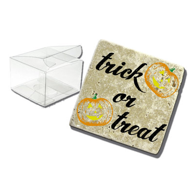 Stoneware Square 3 Piece Coaster Set