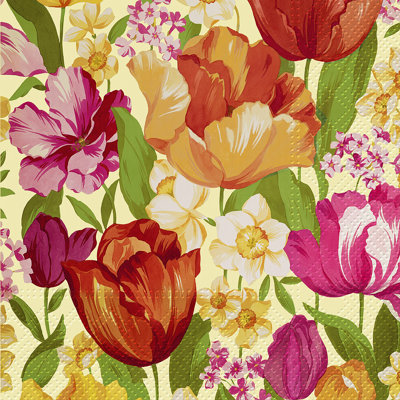 Serviettes jetables en papier Basic