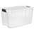 Sterilite 106 Quart Latching Storage Tote, 4 Pack and 70 Quart Storage Tote, 4 Pack
