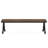 Nordic-Style Dark Wood Office Desk With Black Curved Metal Legs Suitable For Modern Home Studies & Work Areas-1522535319