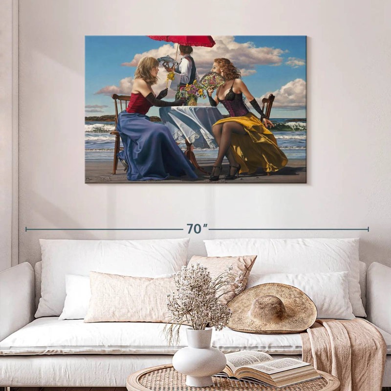 Leisha Cafe Oceanus, 30" H x 45" W