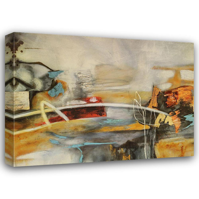 Lark Manor™ Villarreal, Gabriela Gallery Wrapped Canvas Art Titled: Composicion I, 36" H x 47" W
