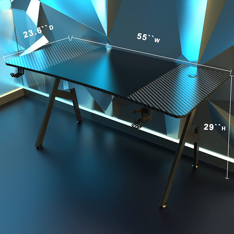 Bureau de jeu, H 29 po x l 55 po x P 23,60 po