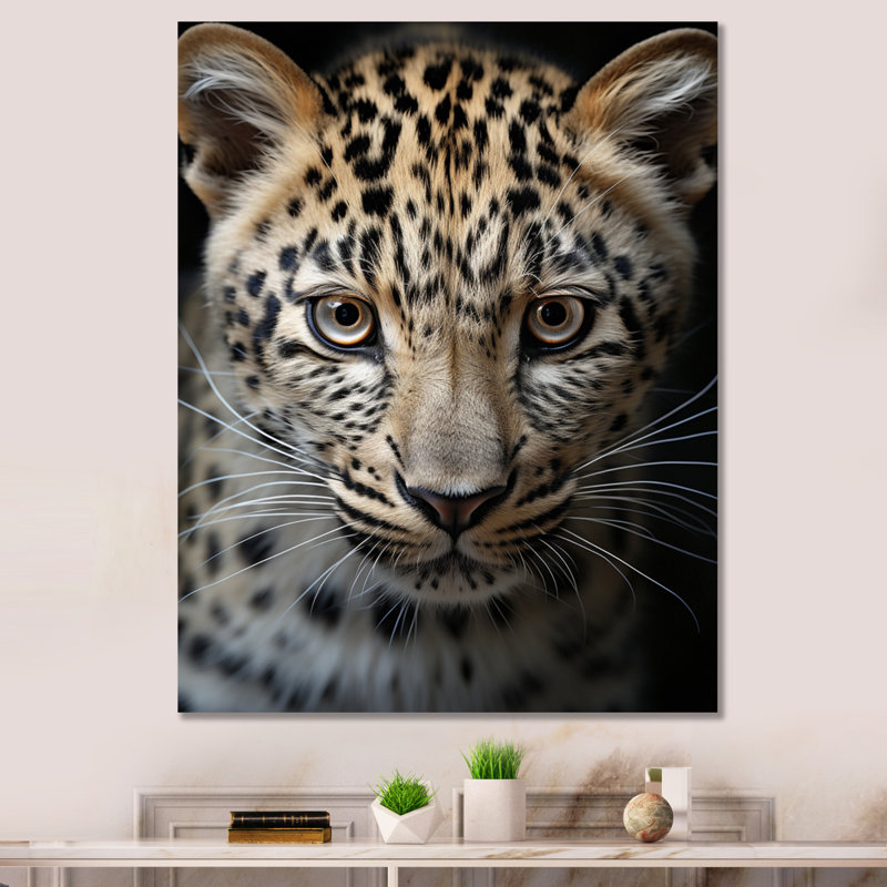 «Beran Cheetah Portrait Silent Stalk IV», reproduction sur toile, H 20 po x l 12 po x P 1 po, Toile tendue