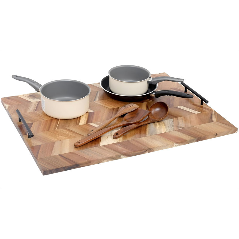 Panneau de couverture en bois avec poignées Noodle
