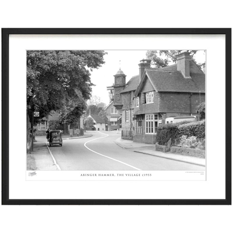 Abinger Hammer, The Village C1955 by Francis Frith - Single Picture Frame Print, 40cm H x 50cm W x 2.3cm D