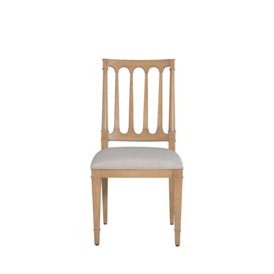 Mathis Wood Sculpted Back Dining Side ChaiRr