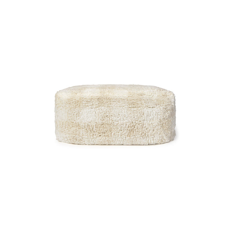 Pouf Vichy, Ivory